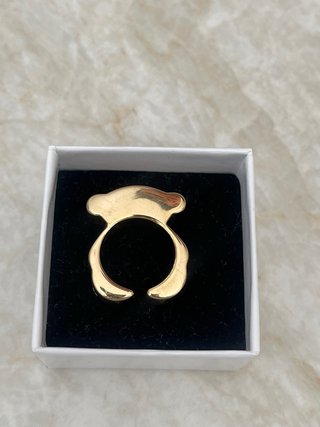 Anillo TOUS Oso oro 18 kilaters ,