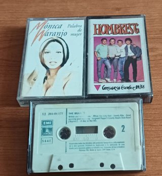 Lotes Cintas Cassette Mónica Naranjo, Hombres G...