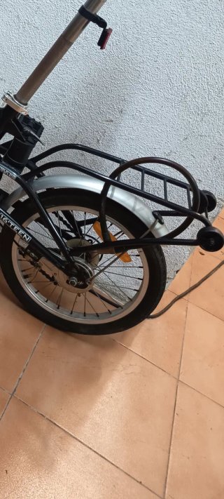 Bicicleta Plegable 16 Negra