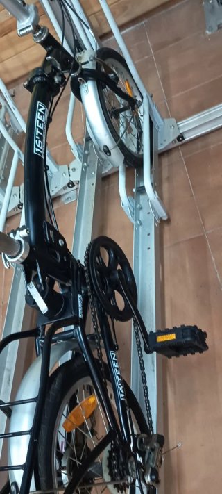 Bicicleta Plegable 16 Negra