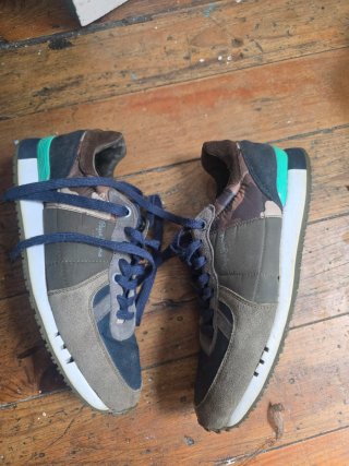 Zapatillas Pepe Jeans Hombre Marrón/Verde Oliva