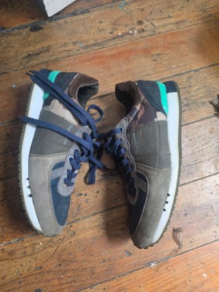 Zapatillas Pepe Jeans Hombre Marrón/Verde Oliva