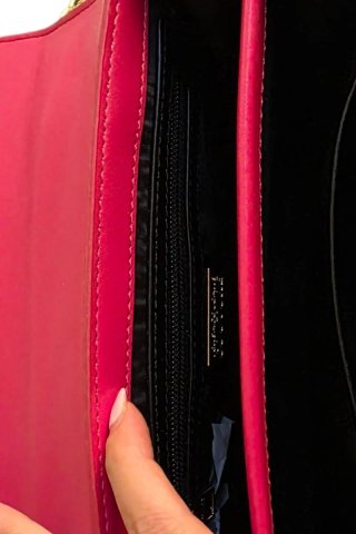 Borsa Versace Jeans Couture Rosa con Catena Oro