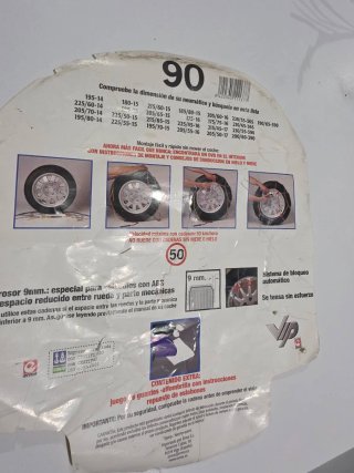Cadenas de nieve 9mm para coche
