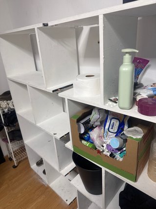 Estantería modular blanca