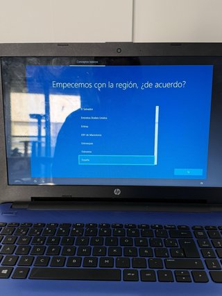 Portátil HP Azul Año 2016