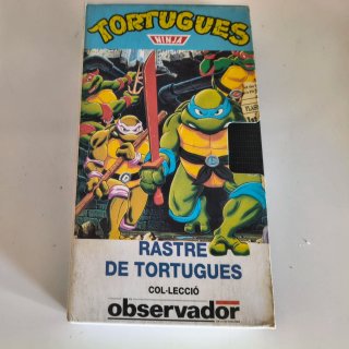 VHS Tortugas Ninja: Rastre de Tortugues