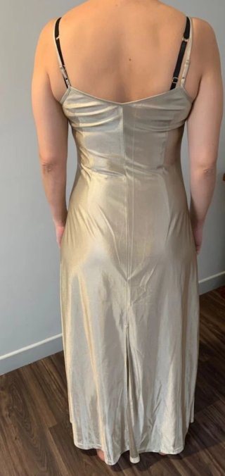 Vestido estampado talla S