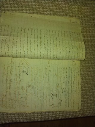 Documento Año 1788 Josef de Villanisencio