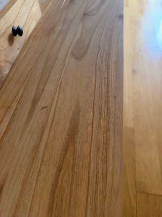 Scrivania in legno massello e acciaio cromato VicalHome