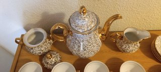 Juego de café Santa Clara vintage porcelana