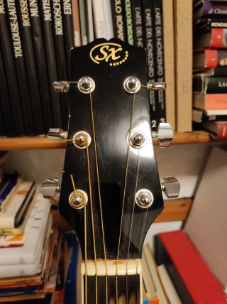 Chitarra Acustica Elettrificata SX Nera - Cutaway