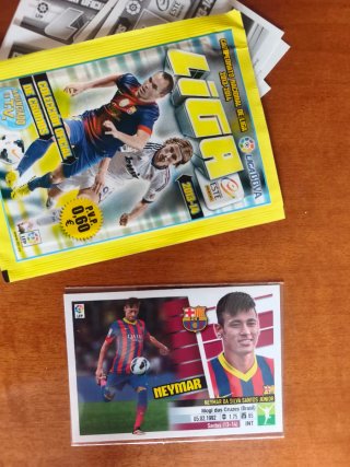 Neymar Jr Fichaje 1 Panini Liga Este 13/14 ROOKIE