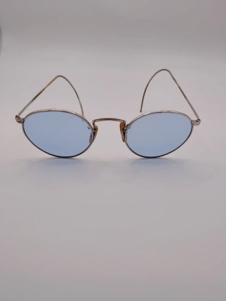 Gafas de sol Vintage Montura Flexible Azul/Plata