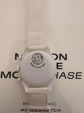 Omega x Swatch Speedmaster MoonSwatch Blanco