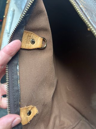 Bolso Tote Louis Vuitton Marrón Speedy 35