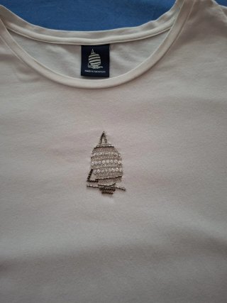 T-shirt Marina Yachting  con decorazioni,taglia 44
