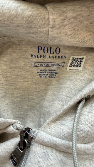 Sudadera Polo Ralph Lauren Gris