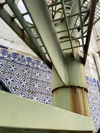 Escalera caracol acero galvanizado