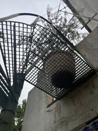Escalera caracol acero galvanizado
