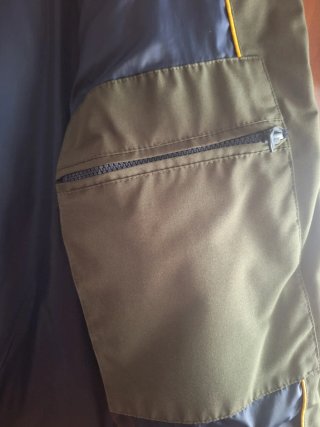 Plumífero Springfield azul y verde