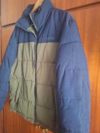 Plumífero Springfield azul y verde