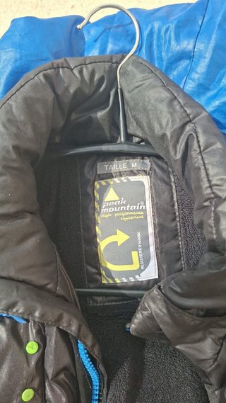 Anorak Peak Mountain Hombre Negro