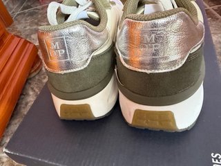 Marc O'Polo Sneakers Talla 38 Caqui/Blanco/Plata