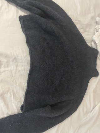 Jersey Zara Negro Manga Larga