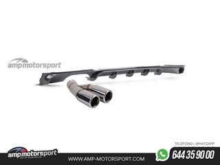 DIFUSOR TRASERO EN CARBONO PARA BMW SERIE 3 F30/F31 + COLA CROMO