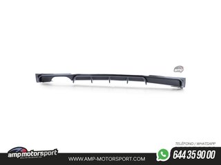 DIFUSOR TRASERO EN CARBONO PARA BMW SERIE 3 F30/F31 + COLA CROMO