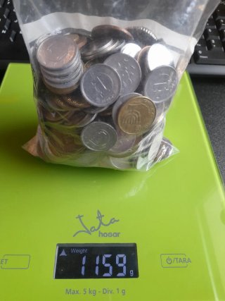 Lote variado monedas mundo