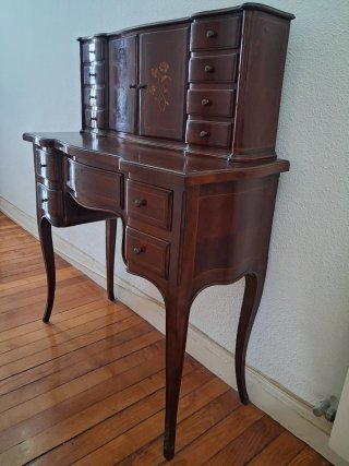Tocador Escritorio Vintage Estilo Luis XV