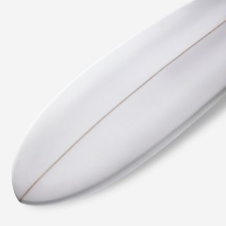 Tabla Surf Híbrida Caqui Resina 6'4 40 L 3 Quillas