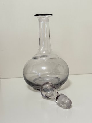 Botella Vintage Boticario Vidrio Soplado Colección