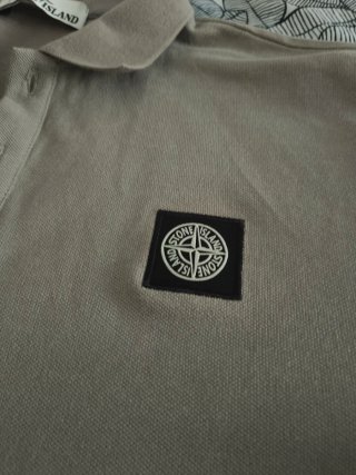 Polo Stone Island Beige