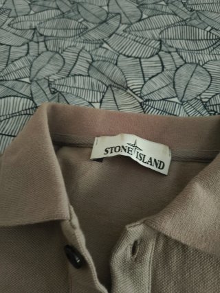 Polo Stone Island Beige