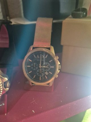 Reloj Armani Exchange Dorado y Negro