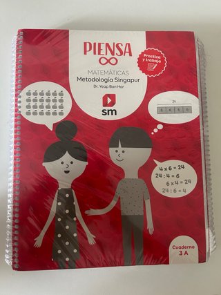 Matemáticas Piensa infinito 3EP CUADERNO SINGAPUR