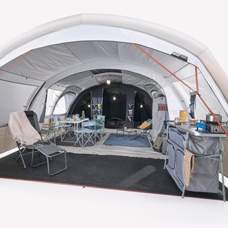 Tienda campaña hinchable 6 pers 3 habitaciones Fresh &