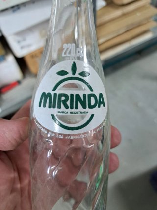 Botella Mirinda 220cc Coleccionismo