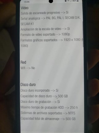 LG RH735T Grabador DVD 500GB HD Twin Tuner