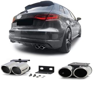 EMBELLECEDOR DE ESCAPE CON 4 SALIDAS LOOK-S PARA AUDI A3 8V