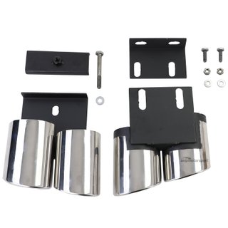 EMBELLECEDOR DE ESCAPE CON 4 SALIDAS LOOK-S PARA AUDI A3 8V