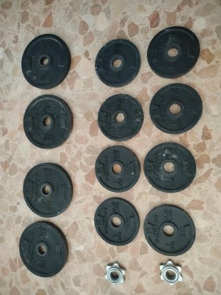 Pesas DOMYOS 1kg y 2.5kg