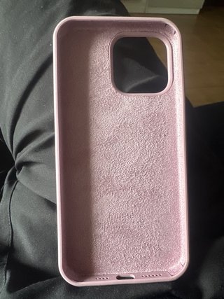 Funda Silicona Rosa iPhone 15 Pro Max Nueva