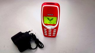 Nokia 3310 Rosso + Batteria Nuova + Caricabatterie