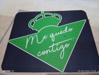 Alfombrilla Ratón Verde Corona Me Quedo Contigo