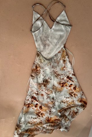 Vestido largo estampado floral tirantes finos