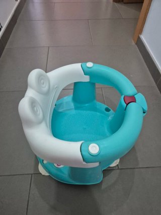 Asiento bañera bebé rana. Con caja.